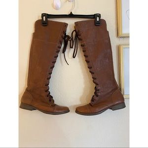 Zigs Girl, Brown Leather Boots